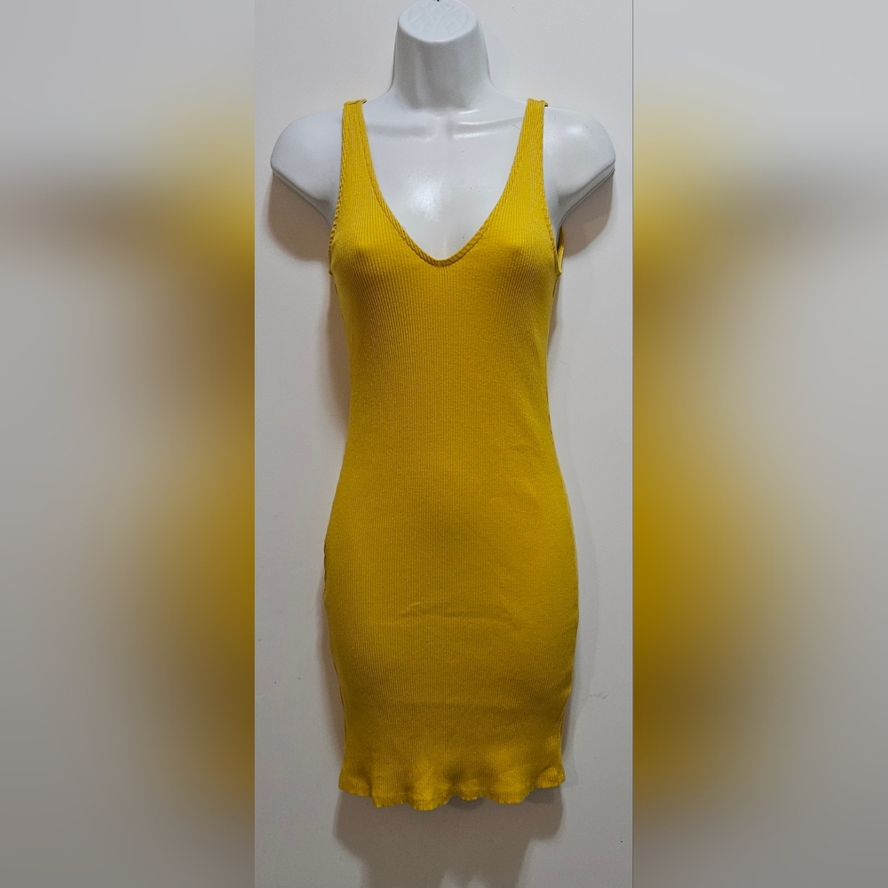 EXPRESS YELLOW DRESS XS